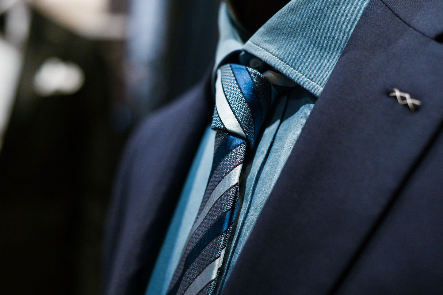 Traje John Blond de tejido Loro Piana