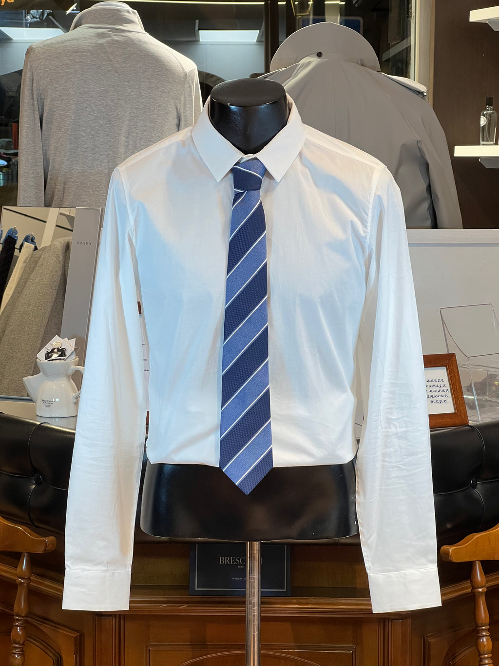 Corbata JB Rayas Azules de Verano