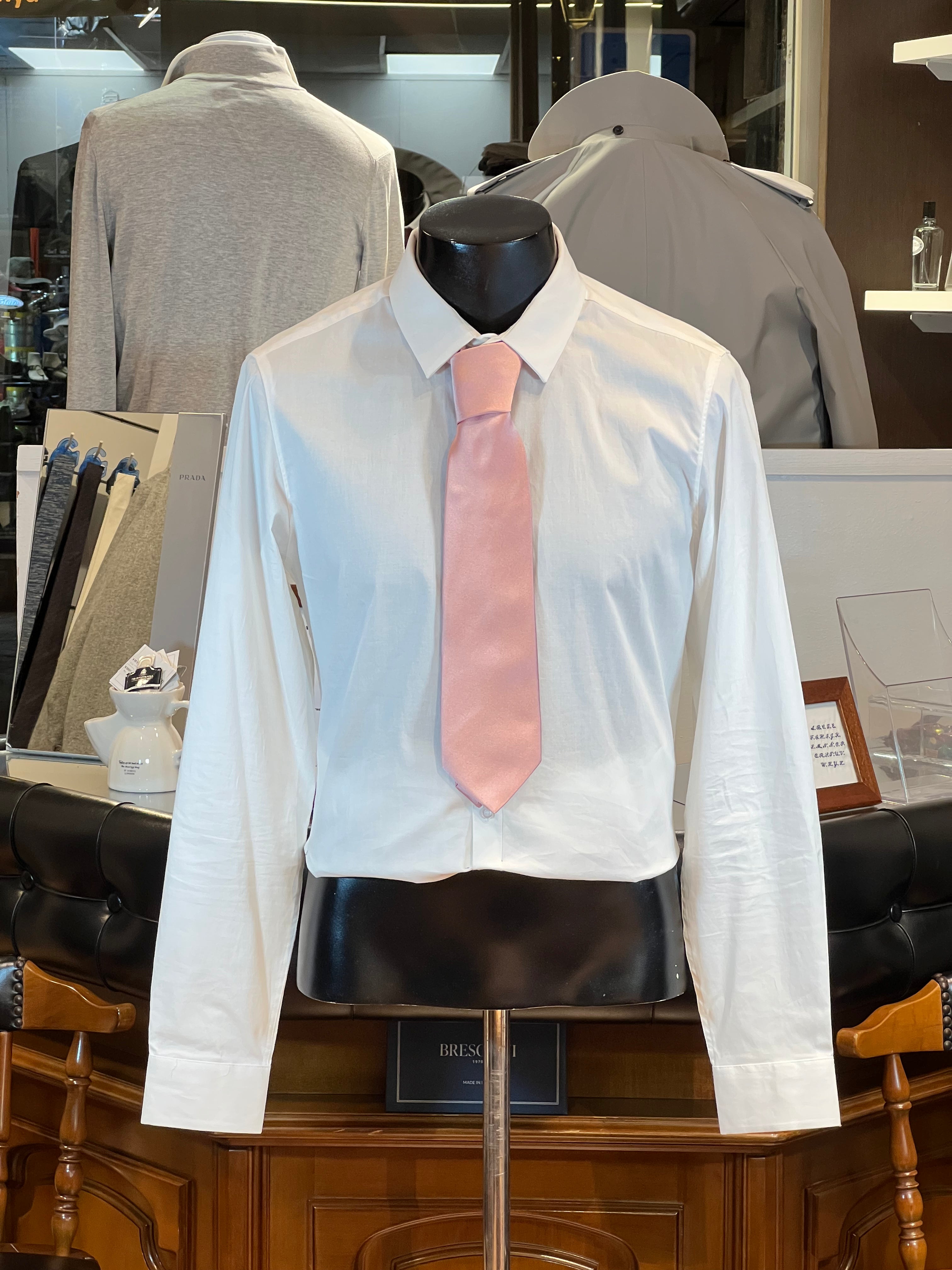 Corbata de Seda JB (Rosa Palo Liso)