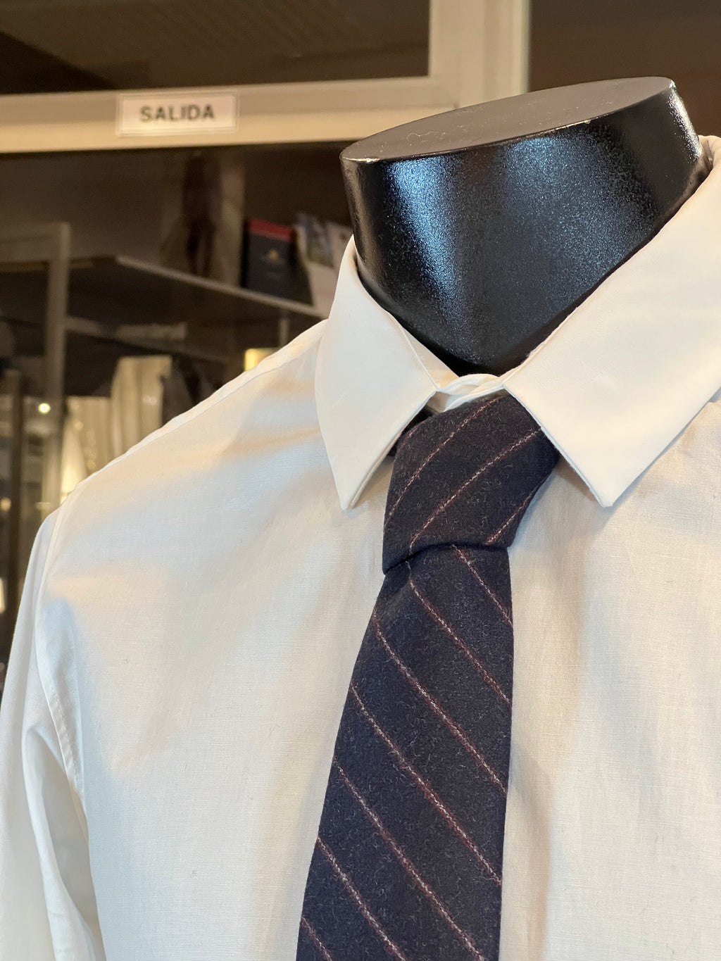 Corbata de Lana y Cachemira John Blond (Rayas de Invierno)