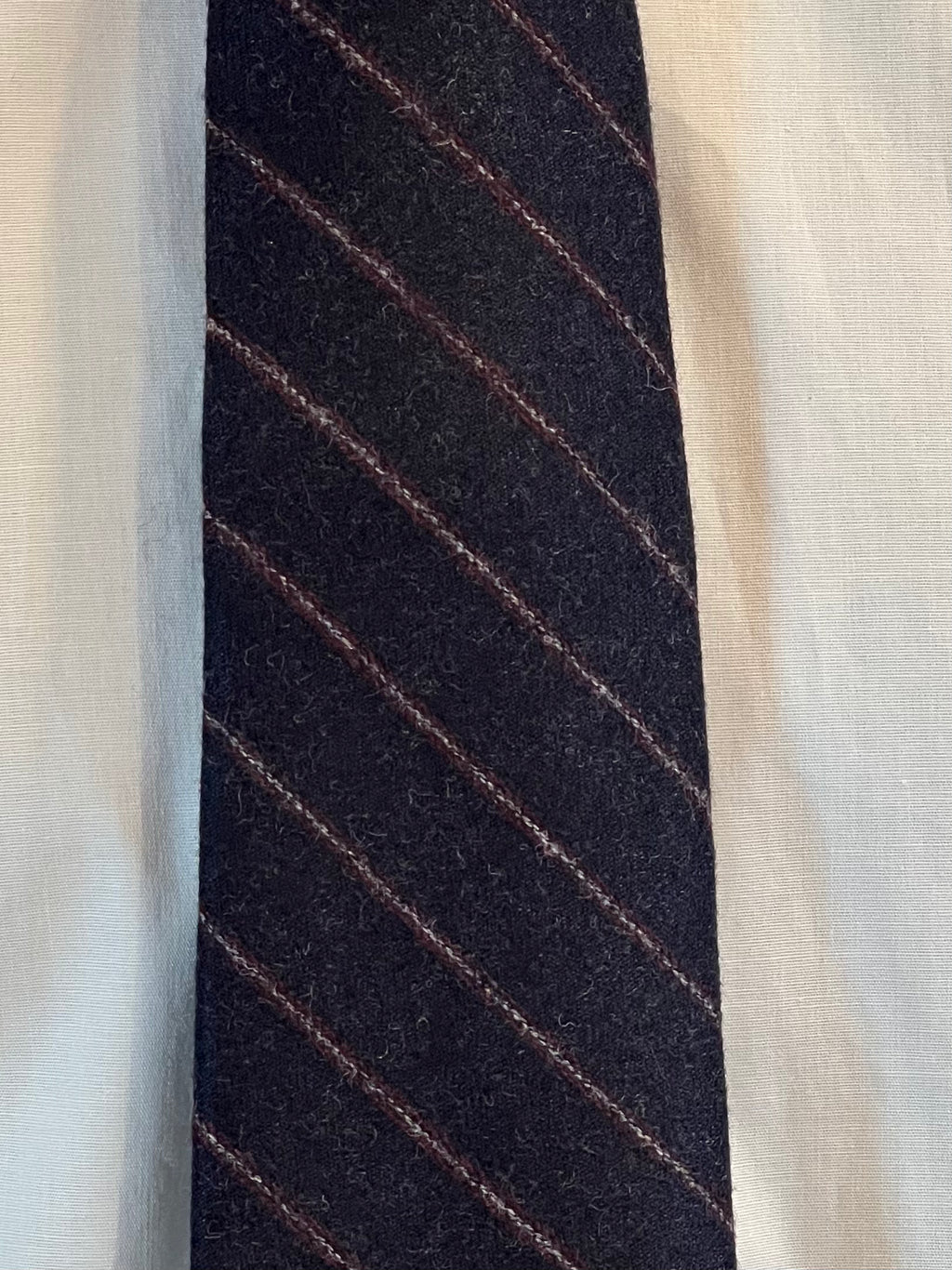 Corbata de Lana y Cachemira John Blond (Rayas de Invierno)