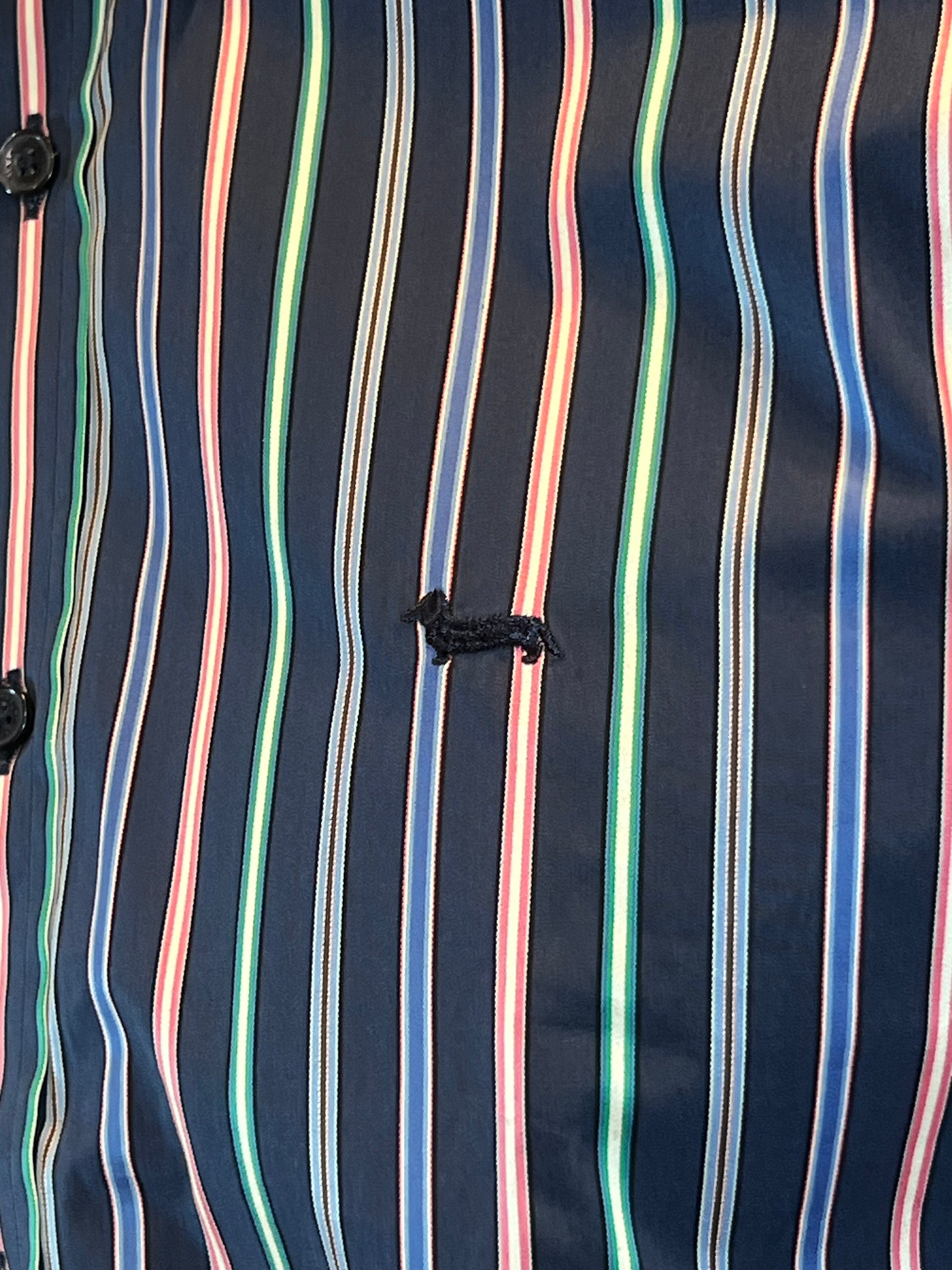 Camisa Harmont & Blaine (Rayas Multicolor Marino)