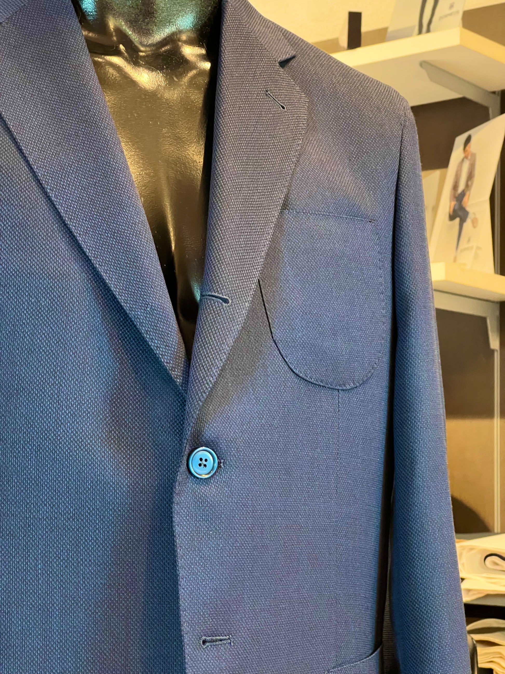 Americana azul Vitale Barberis Canonico – Super 120’s