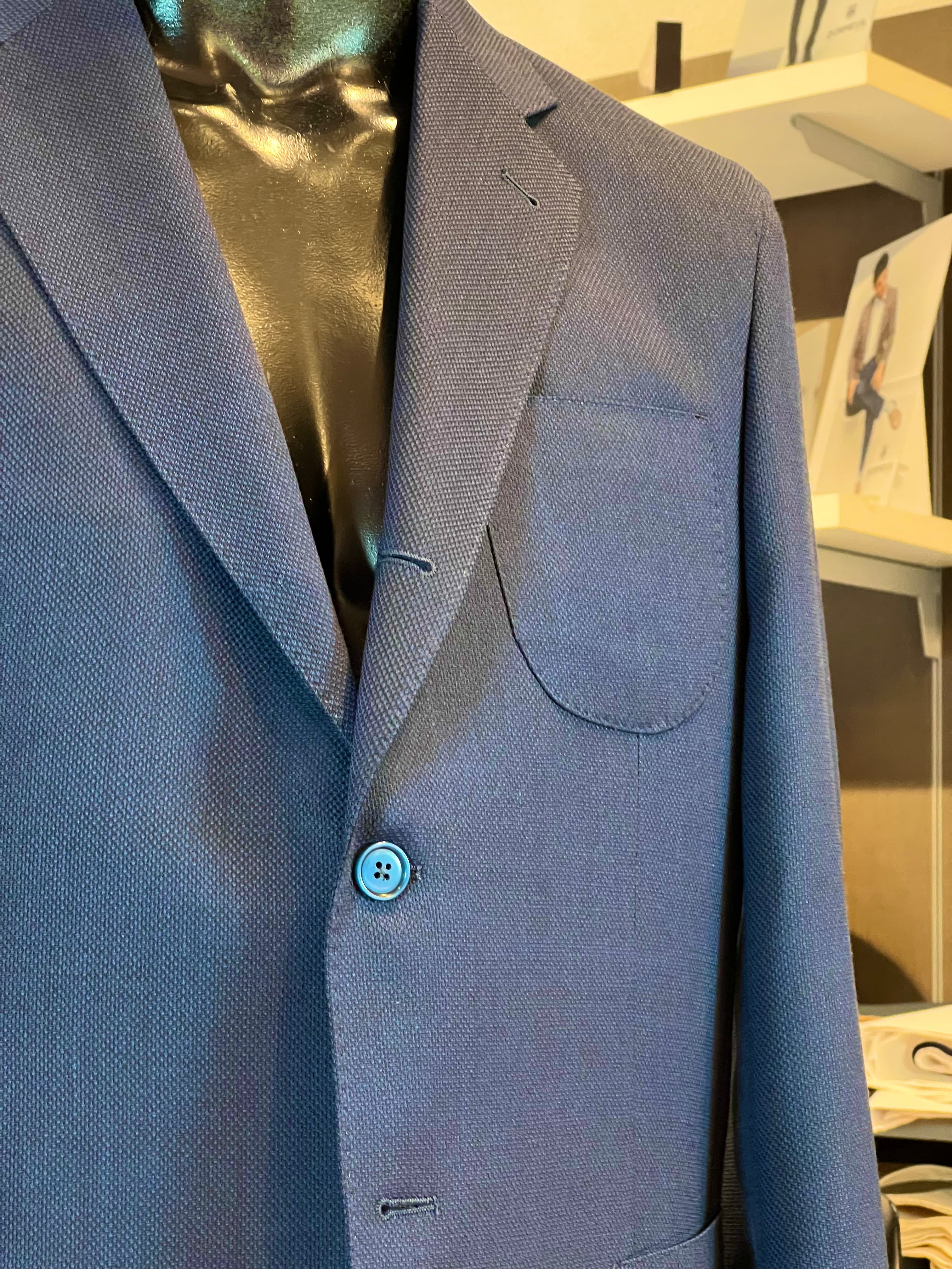 Americana azul Vitale Barberis Canonico – Super 120’s