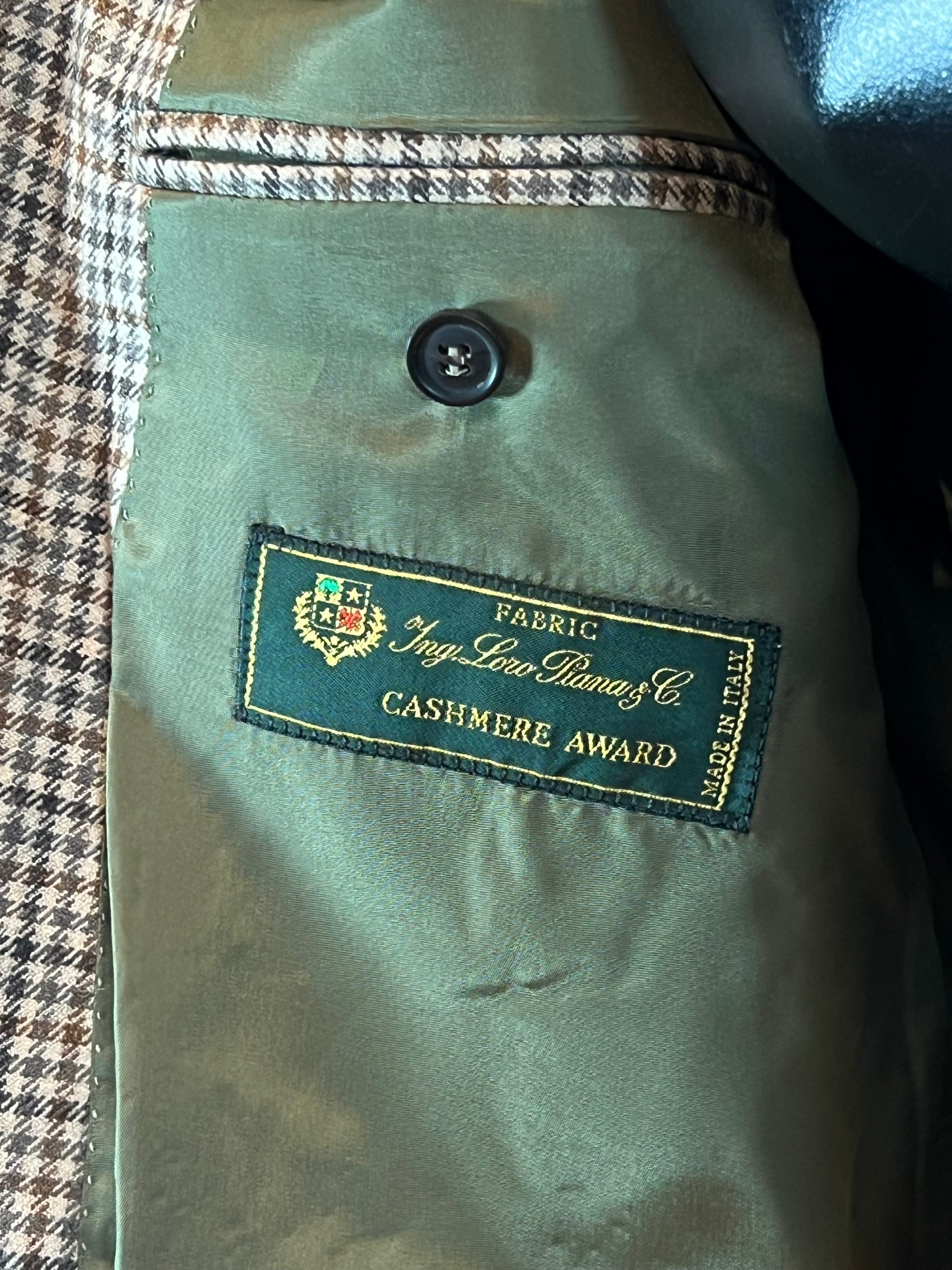 Americana de cuadros Loro Piana – Cashmere Award
