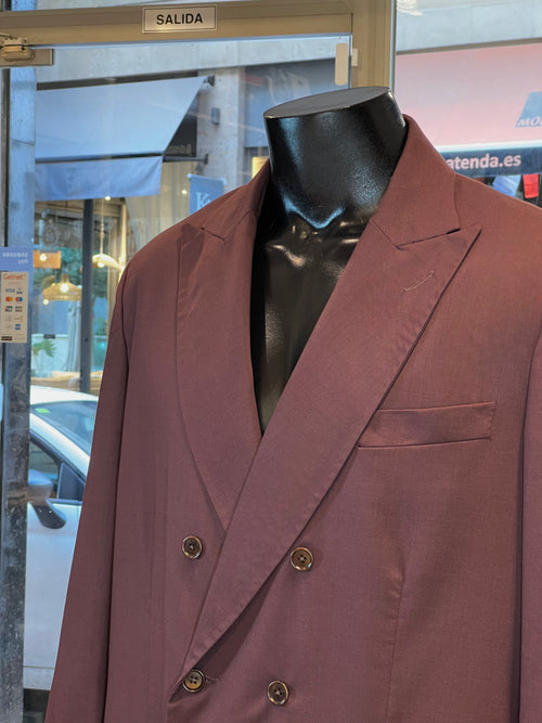 Burgundy Blazer Holland & Sherry — John Blond Bespoke