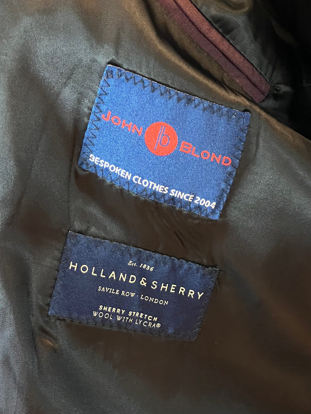 Americana Burdeos Holland & Sherry — John Blond Bespoke