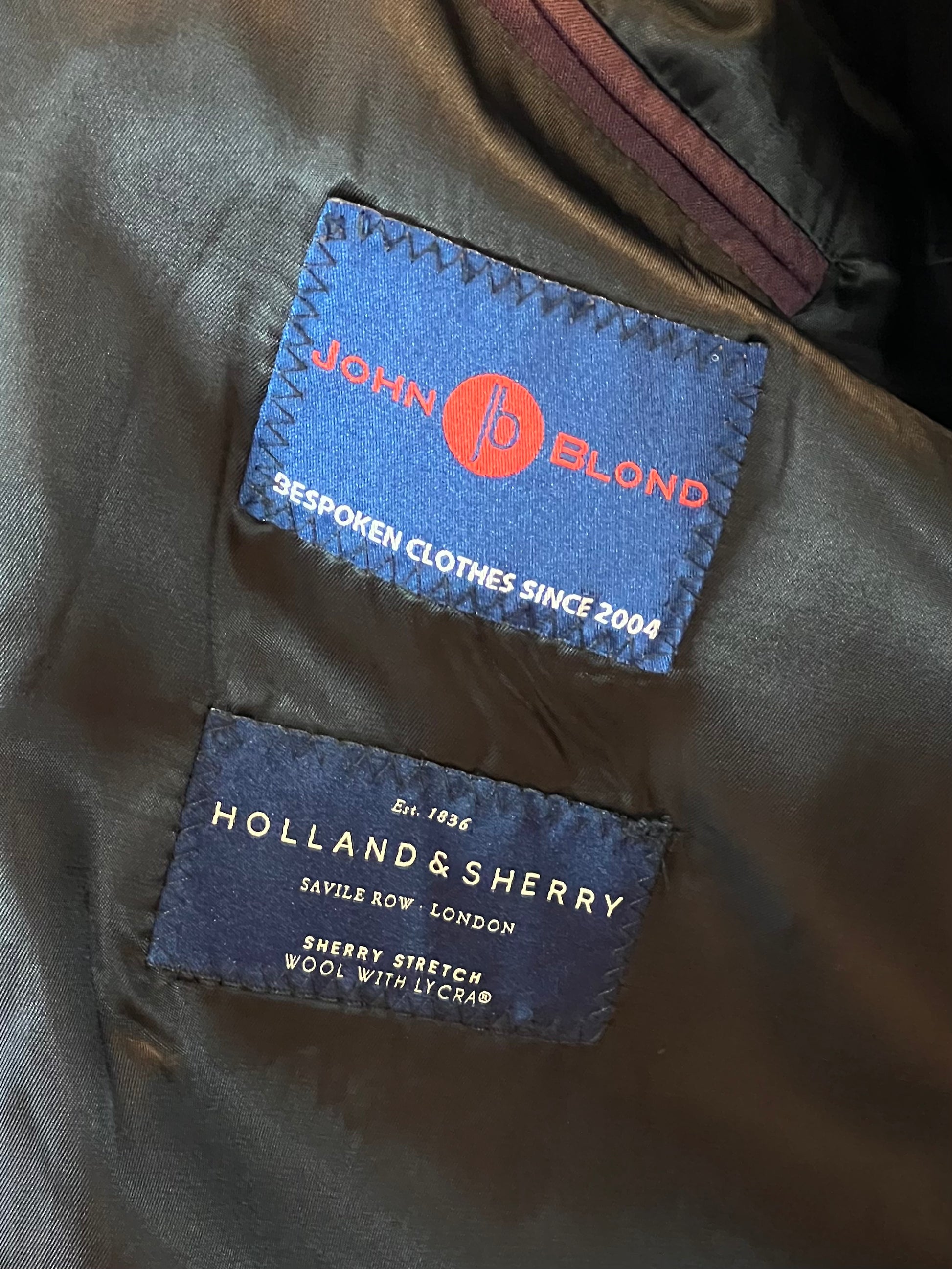 Americana Burdeos Holland & Sherry — John Blond Bespoke