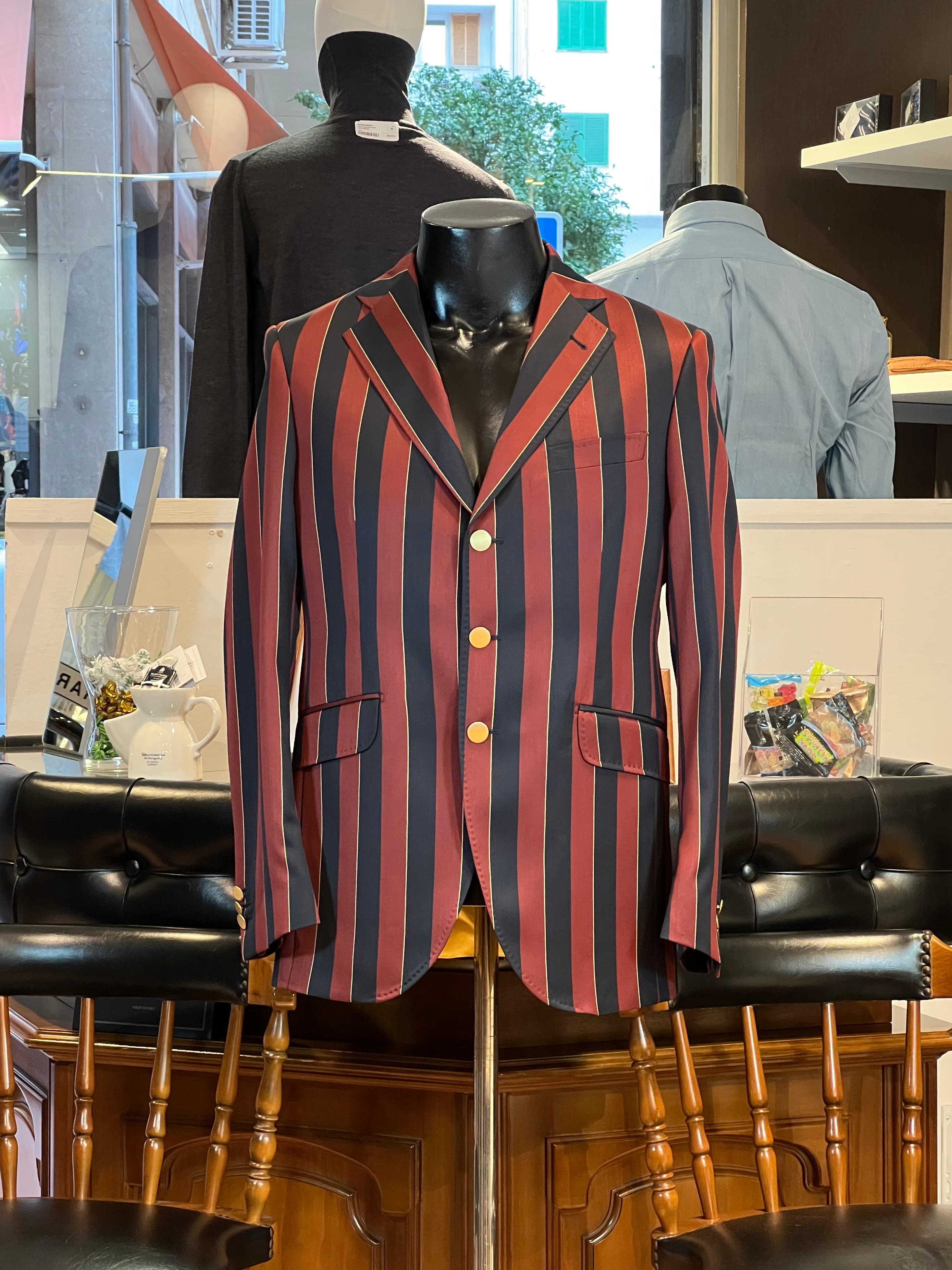 Striped Blazer Holland & Sherry – Tecla™ Super 120’s