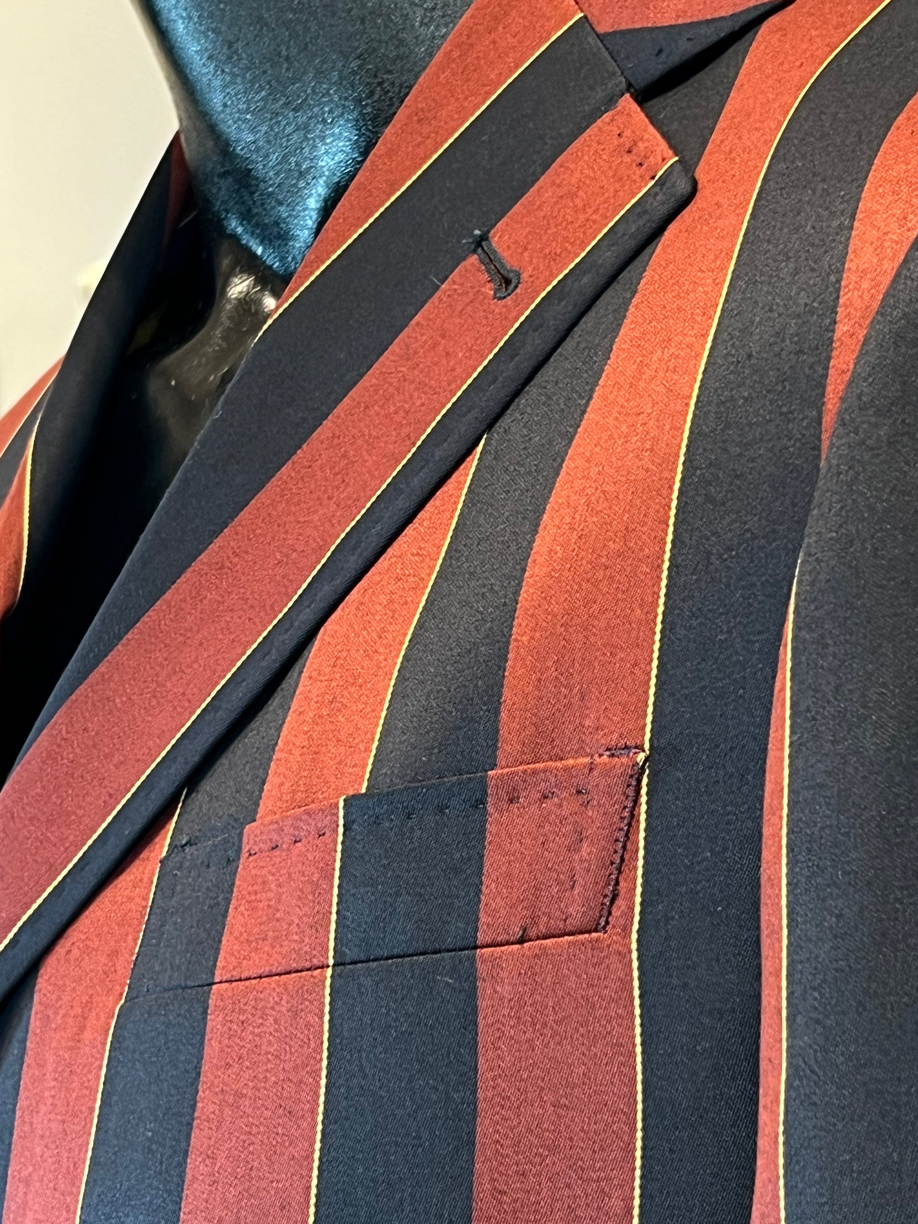 Striped Blazer Holland & Sherry – Tecla™ Super 120’s