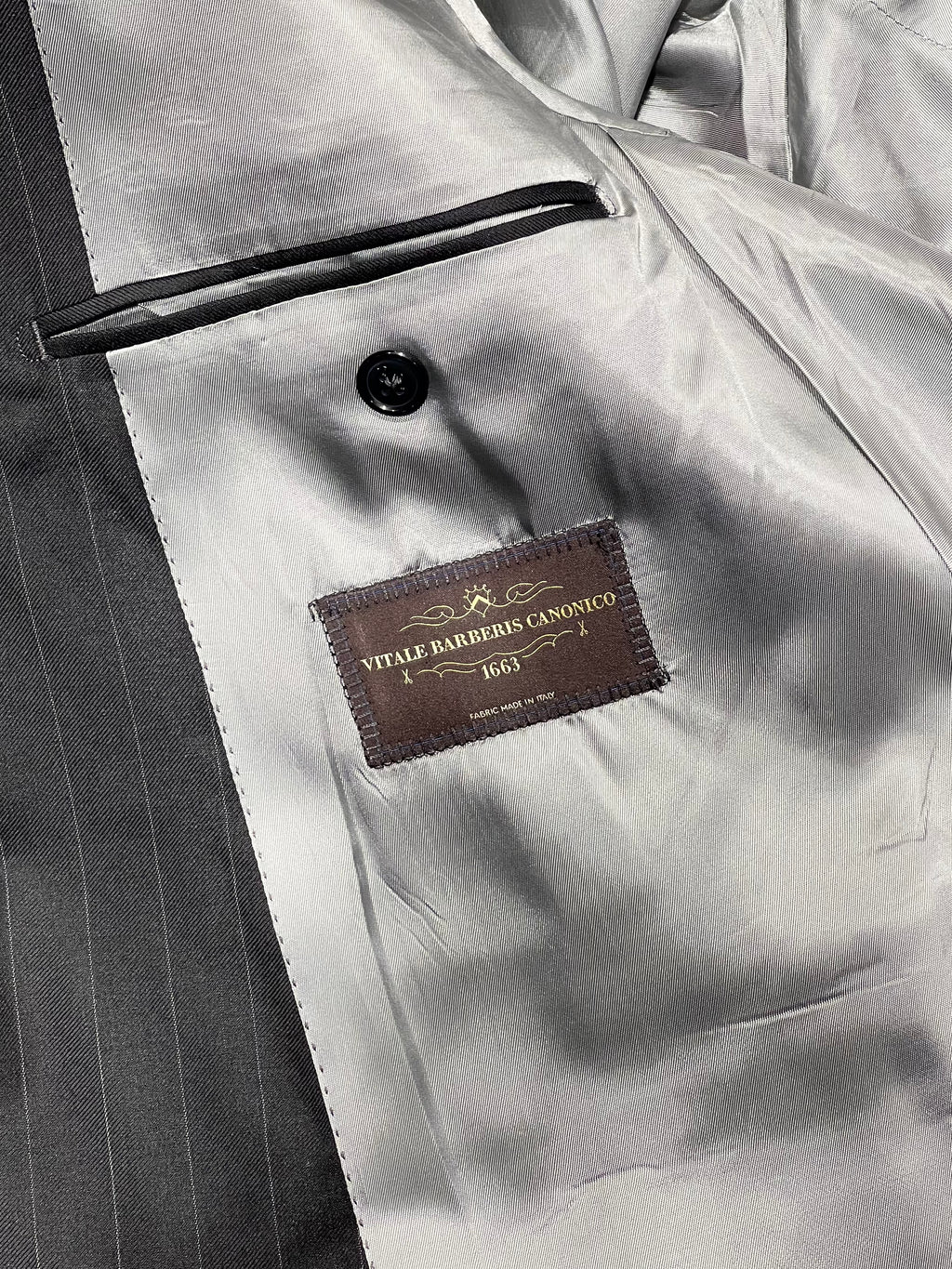 Traje a rayas Vitale Barberis Canonico – Super 110’s Wool