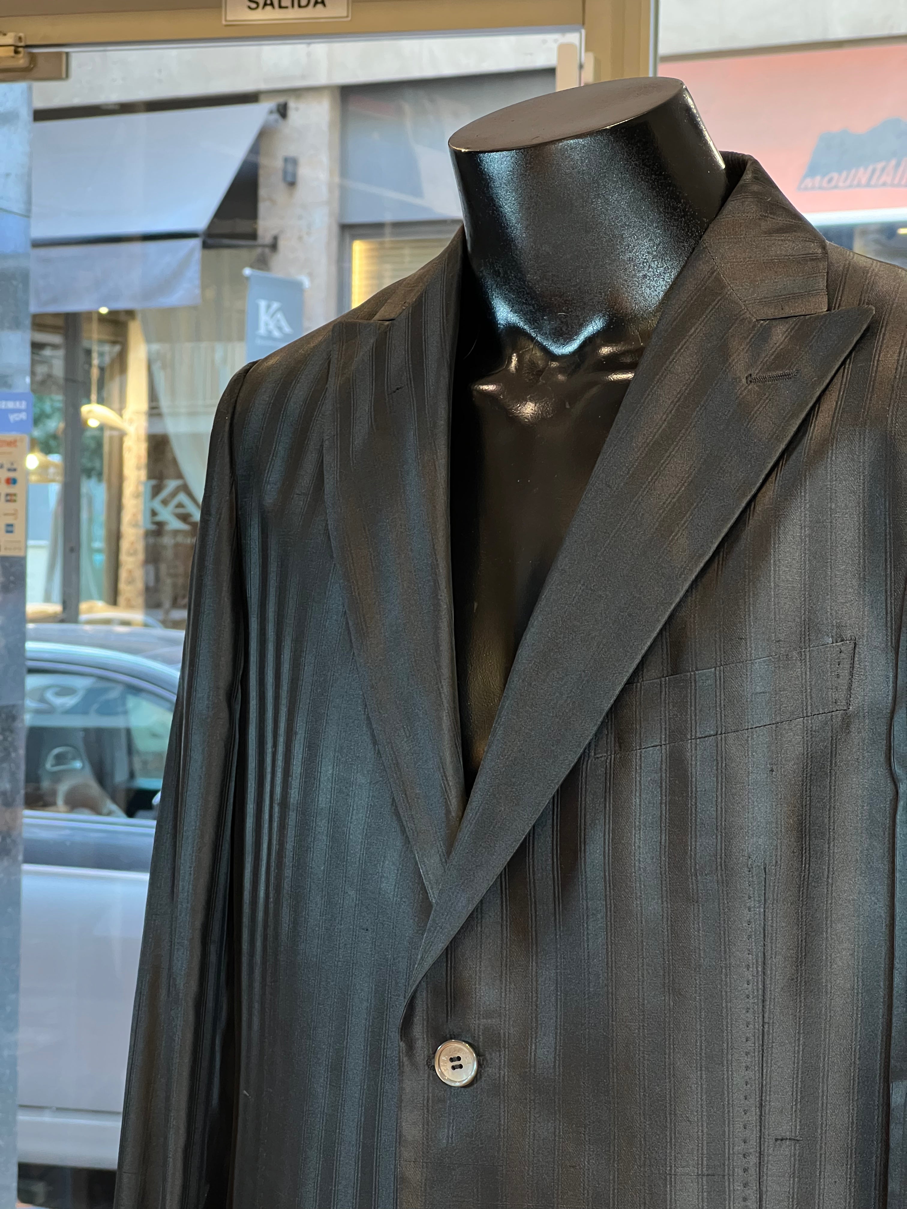 Pal Zileri black ceremonial suit – 100% Silk