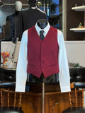 JB Red Velvet Vest