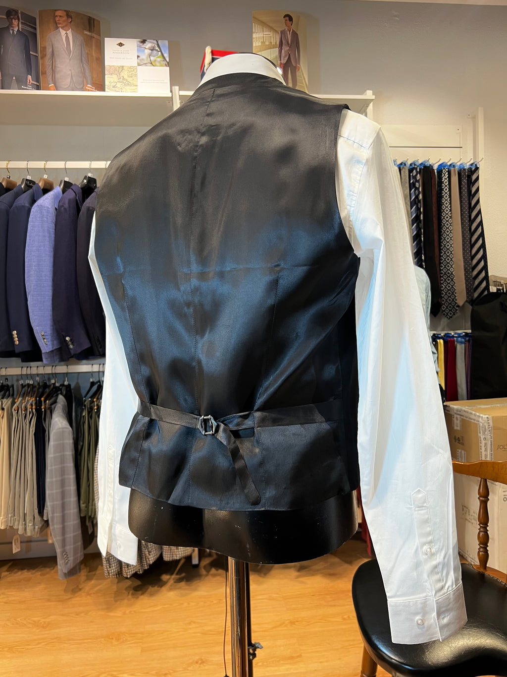 Chaleco Negro de Lana – John Blond