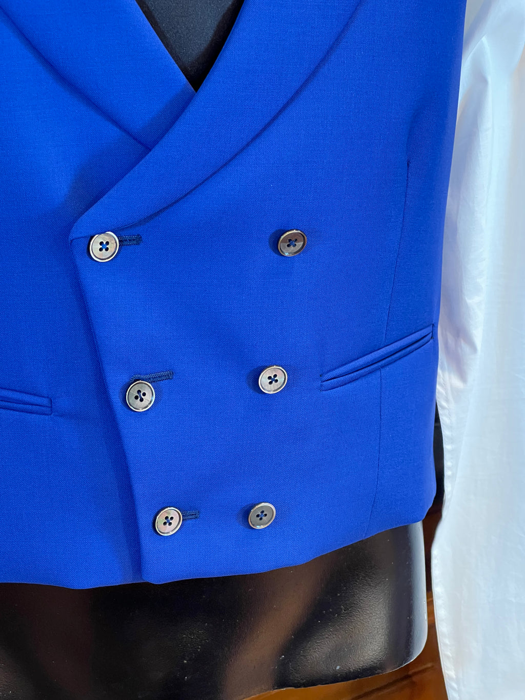 Chaleco JB Azul Pico Cruzado