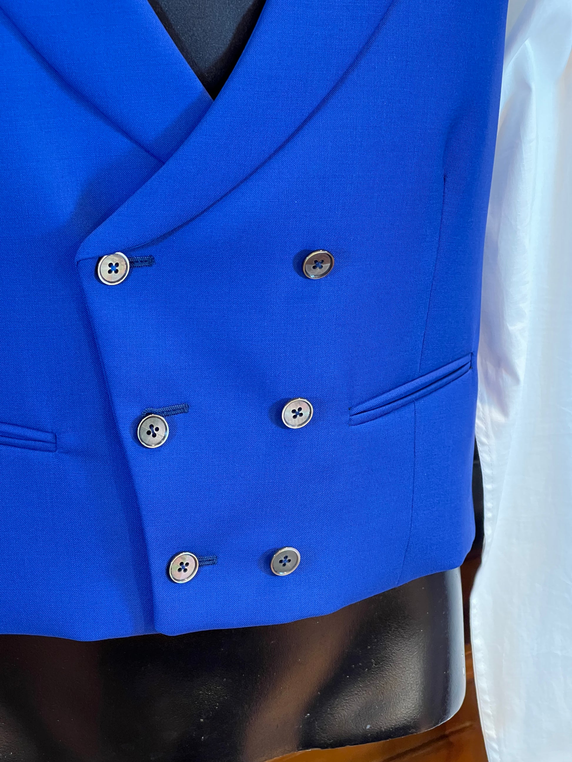 Chaleco JB Azul Pico Cruzado