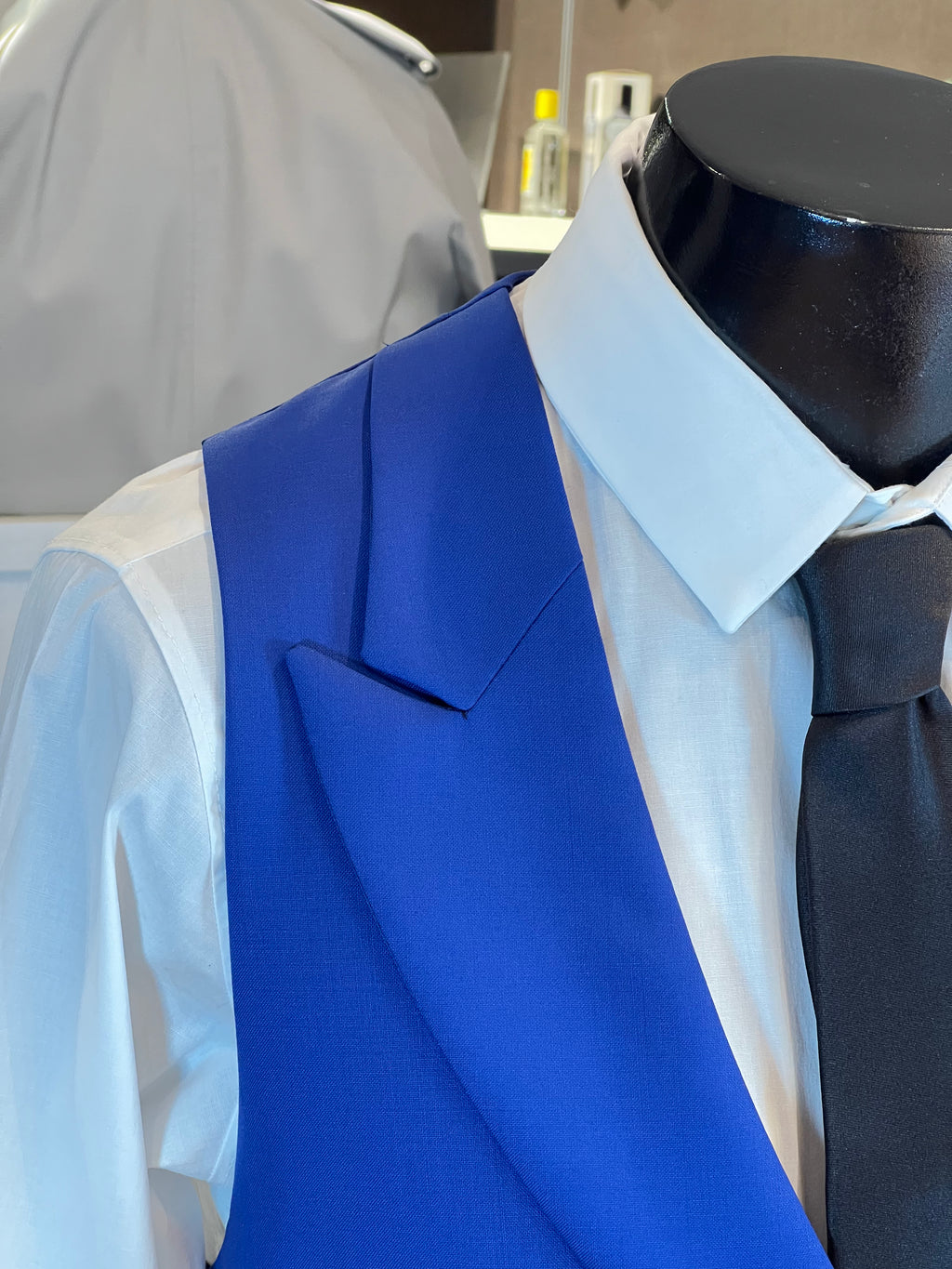 Chaleco JB Azul Pico Cruzado