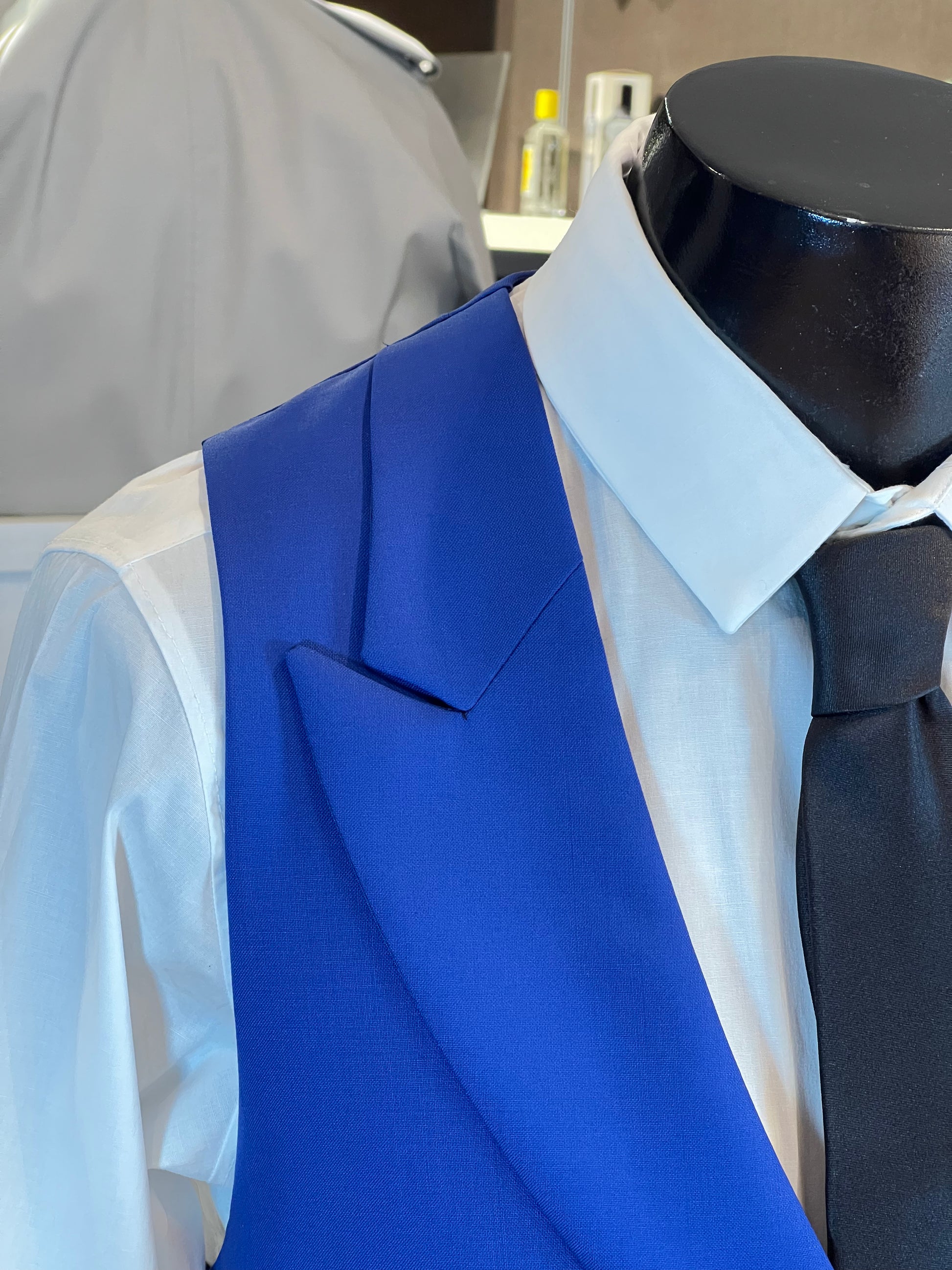 Chaleco JB Azul Pico Cruzado