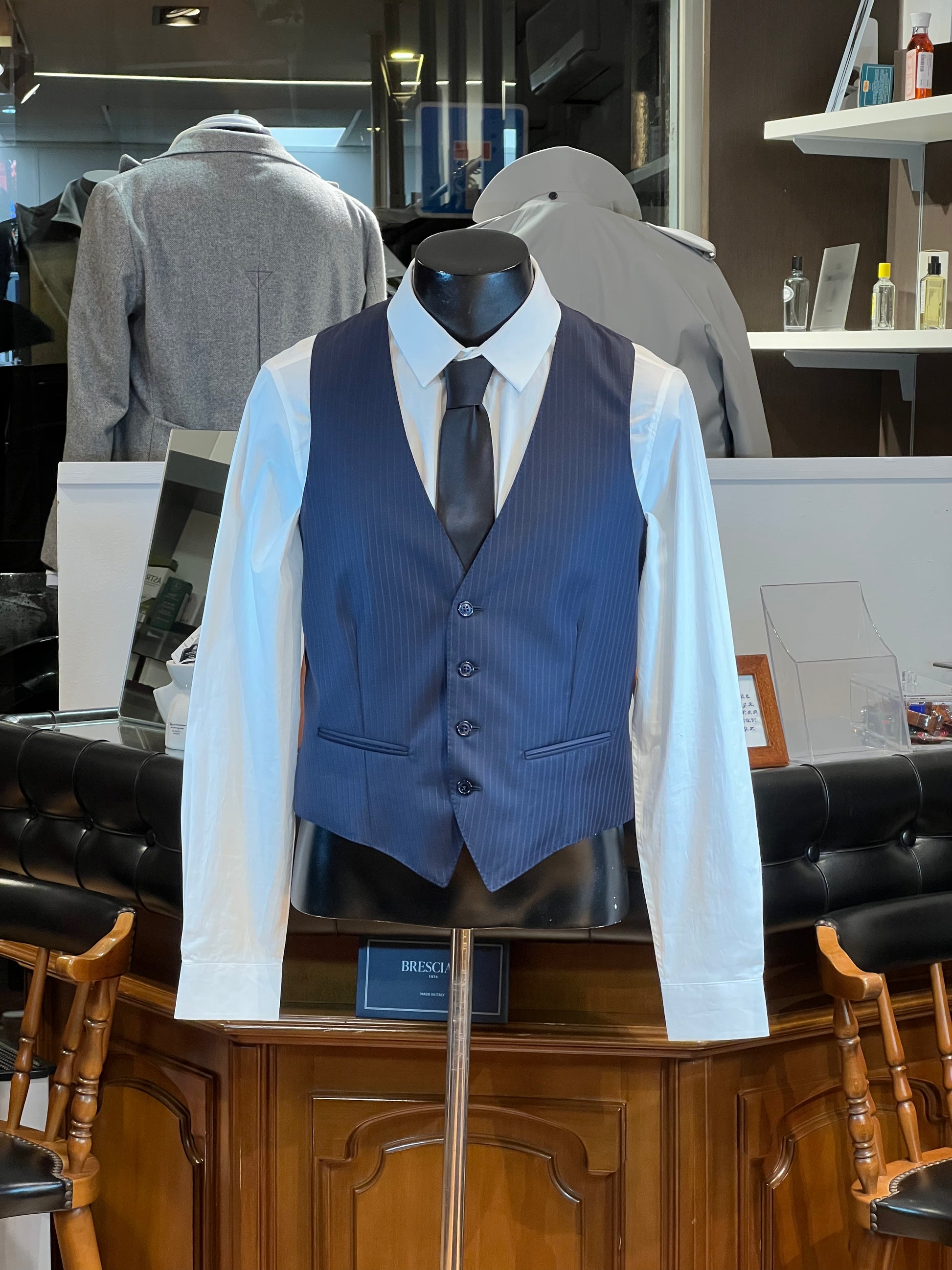 Chaleco JB Azul Loro Piana