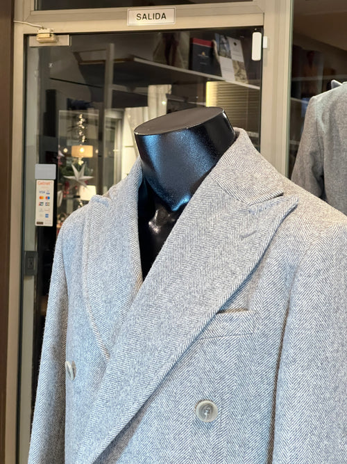 Abrigo de lana Cruzado