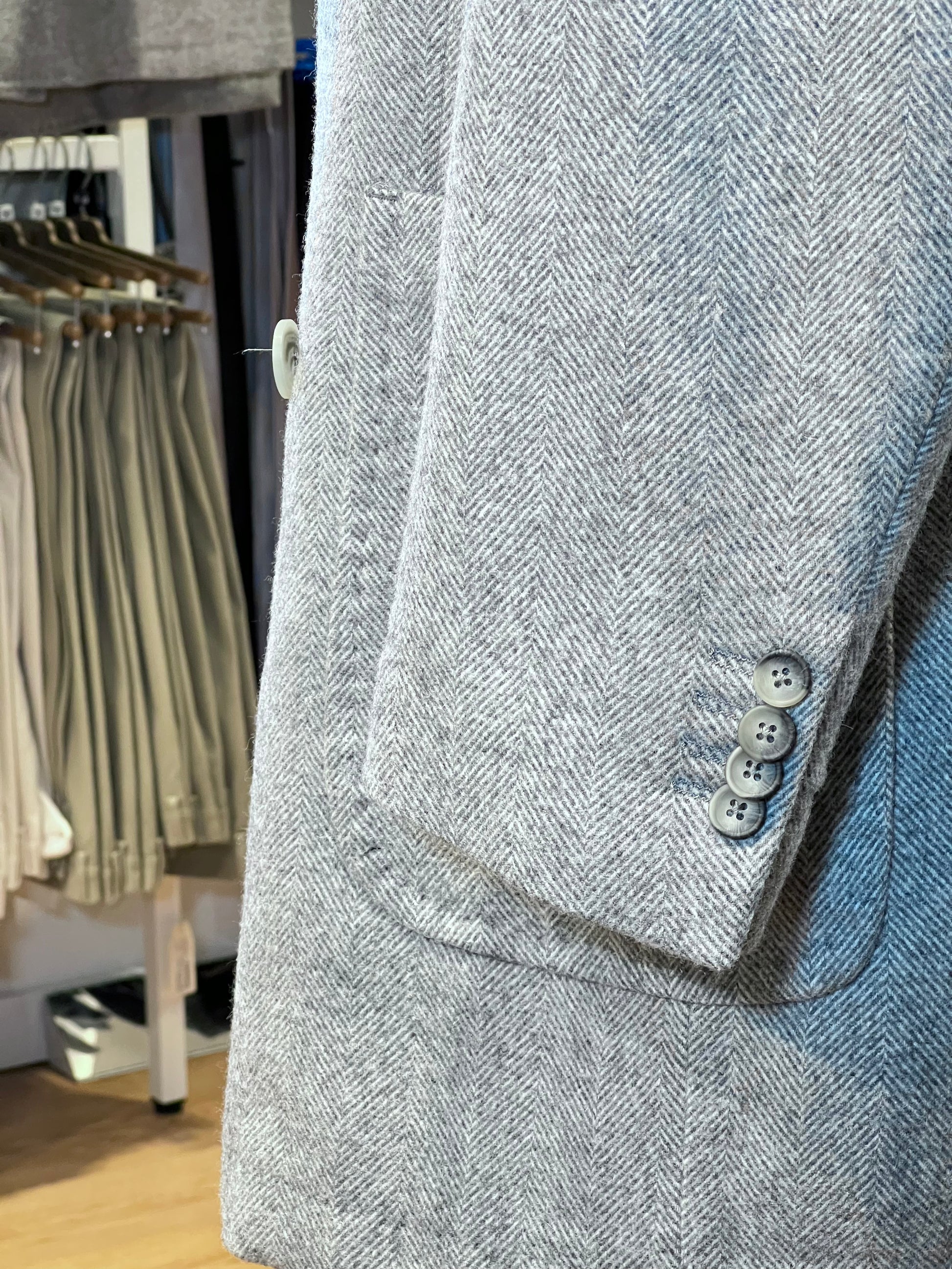 Abrigo de lana Cruzado