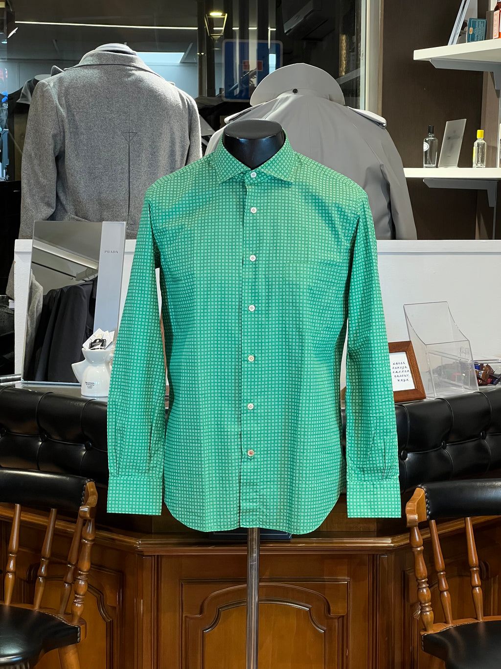 Camisa de Algodón Estampado Mini-Floral Mazzarelli