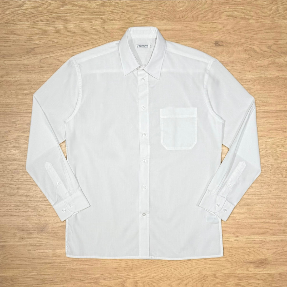 Classic White Cotton Shirt with Pocket – Rental