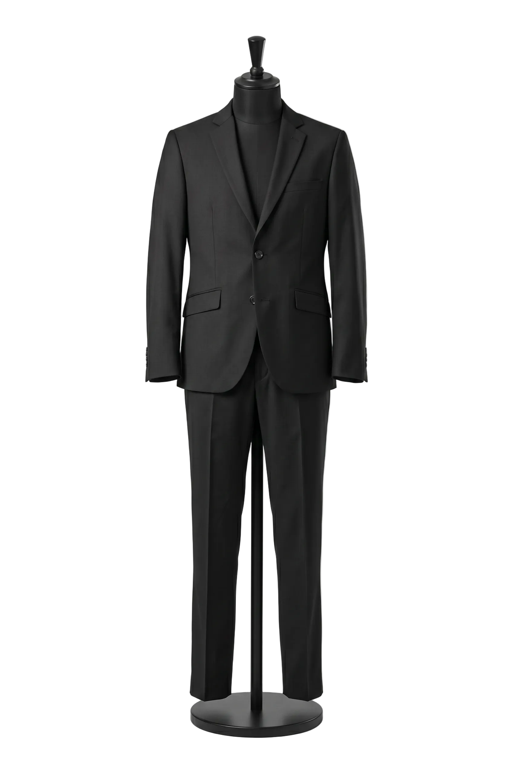 Traje negro clásico de alquiler — John Blond — Palma de Mallorca